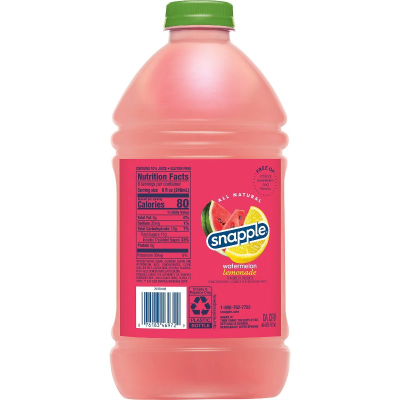 Snapple Watermelon Lemonade - 64 fl oz Bottle