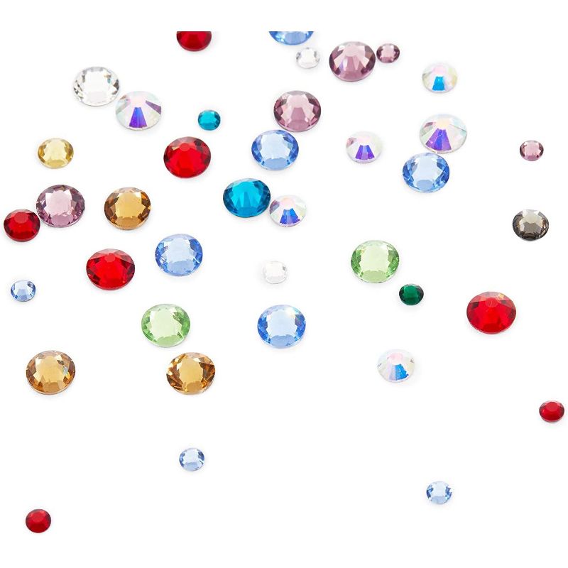 Bright Creations 2003 Pieces Hotfix Rhinestones Set with Dotting Pen and Tweezers for Arts and Crafts