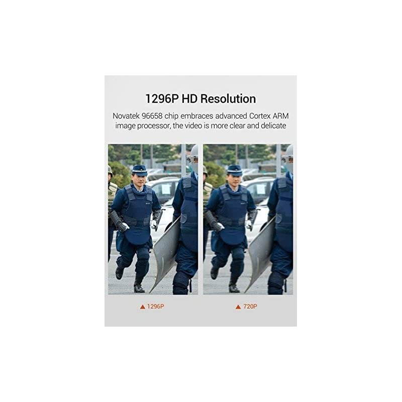 PD50 Body Camera 64GB 1296P Body Worn Mounted Camera Lightweight Smart Fast Charging Night Vision Cam 150 Degree Angle Playback 5-7Hours Recording (64G) (32GB)