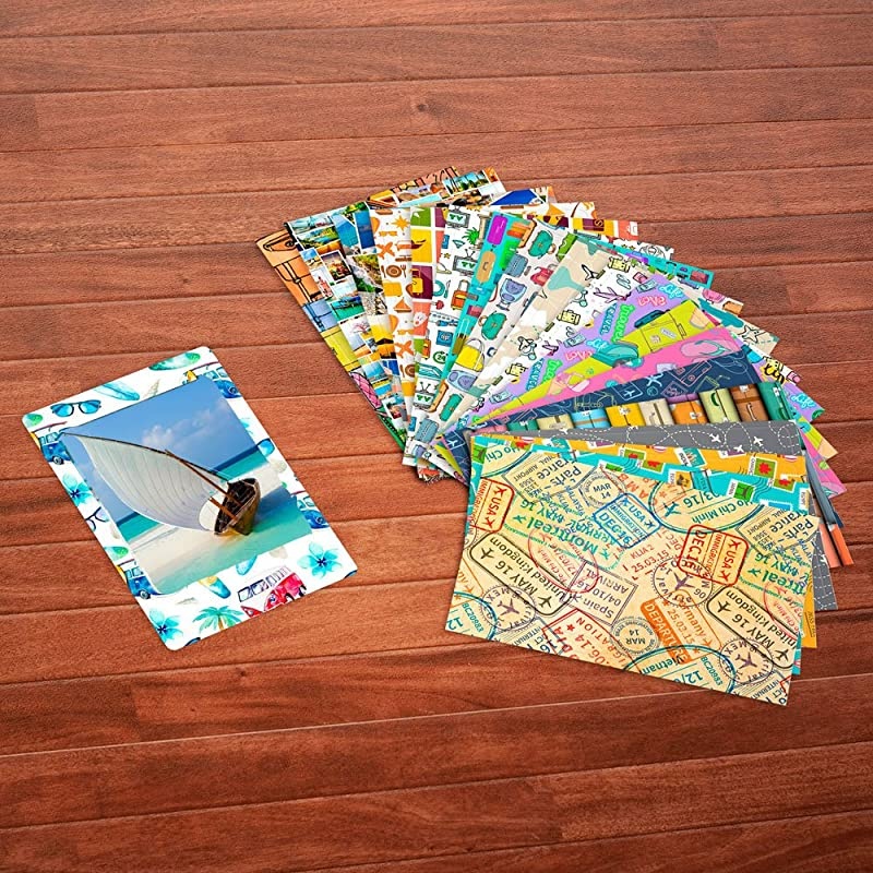 instax Mini Instant Film 20 Exposures + 20 Sticker Frames for Fuji Instax Prints Travel Package