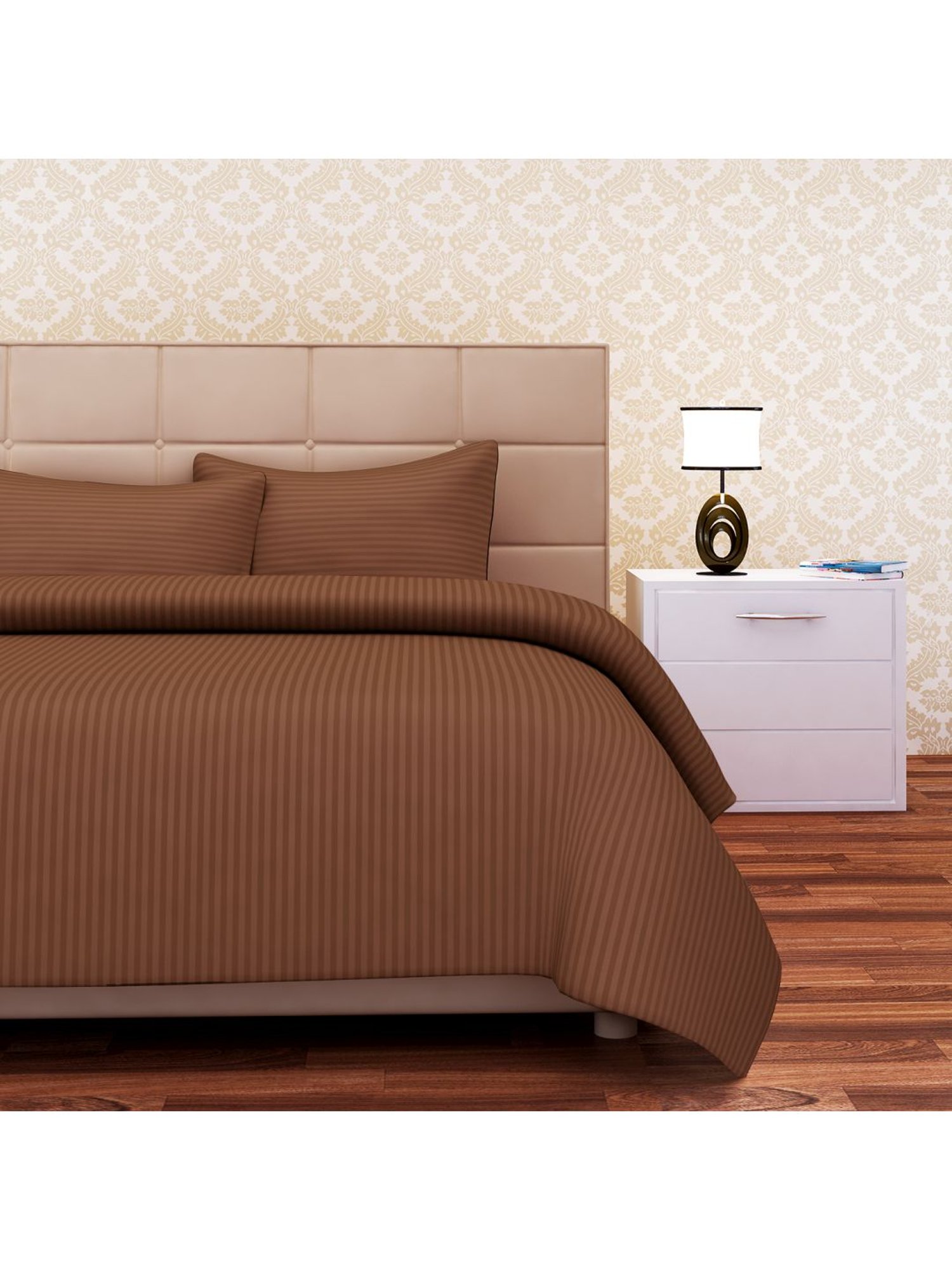 SEJ by Nisha Gupta Brown Bed Sheet Sets