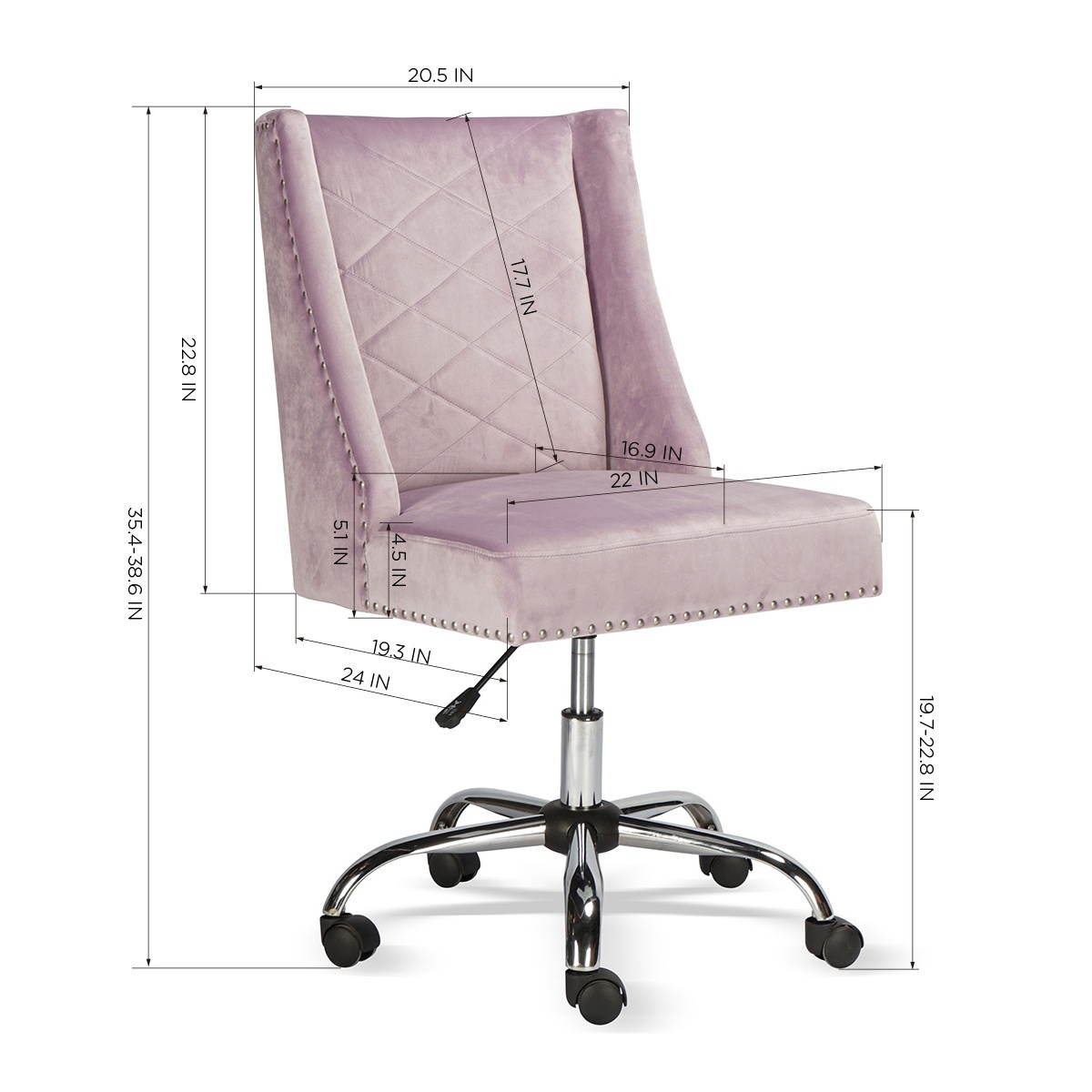 Furniture R Crowell Office Task Chair With Swivel
