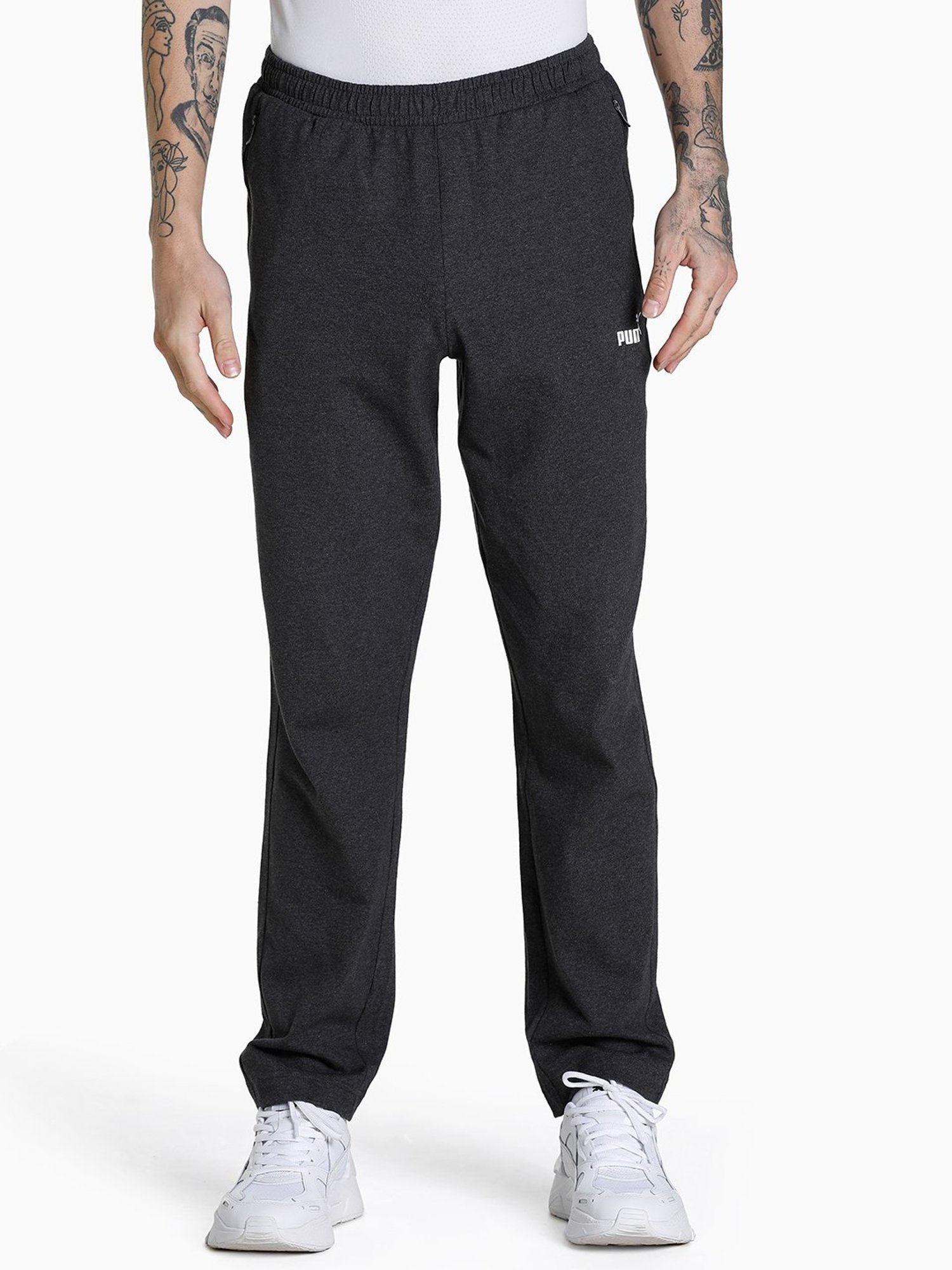 Parx Black Jogger Fit Joggers