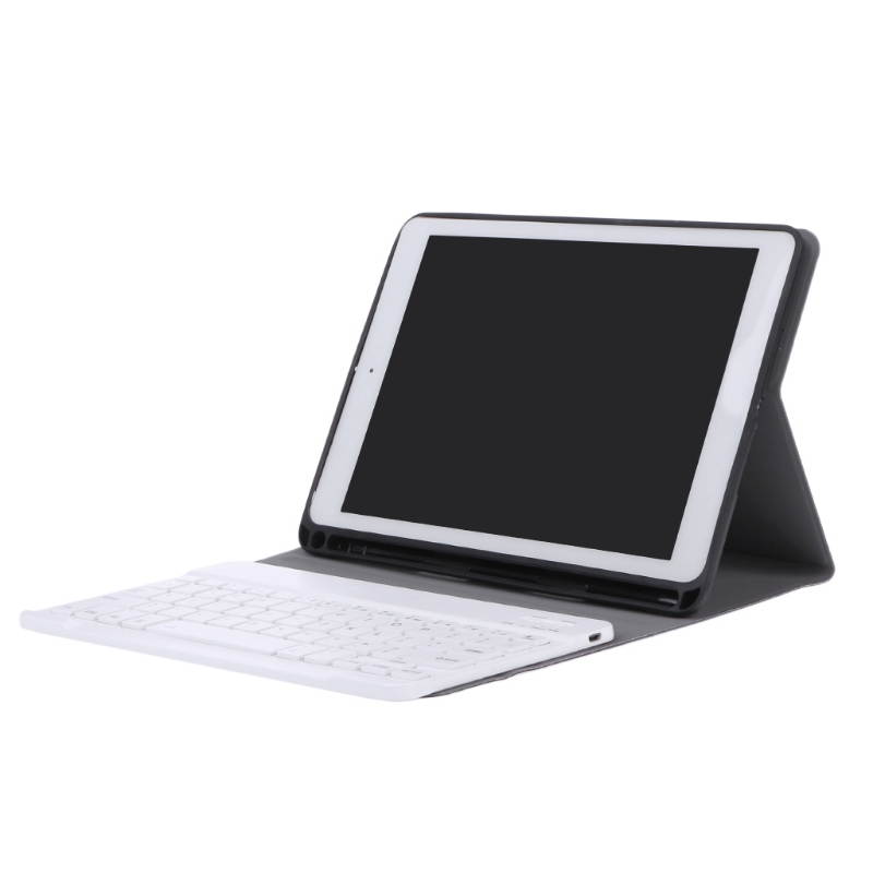 Detachable Bluetooth Keyboard Folio Stand Cover Pencil Holder For iPad 9.7 2018
