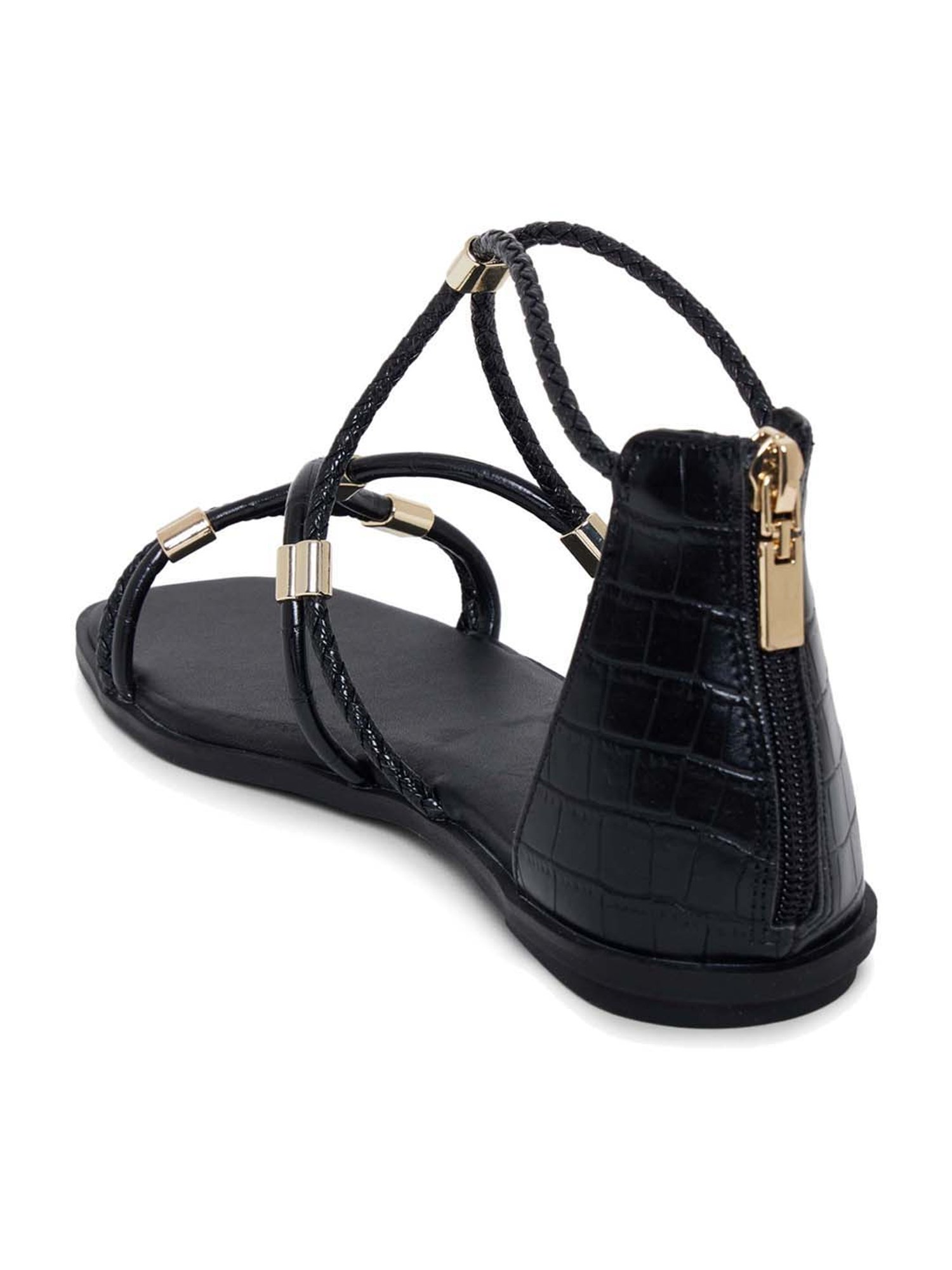 Aldo Women's Black Ankle Strap Sandals