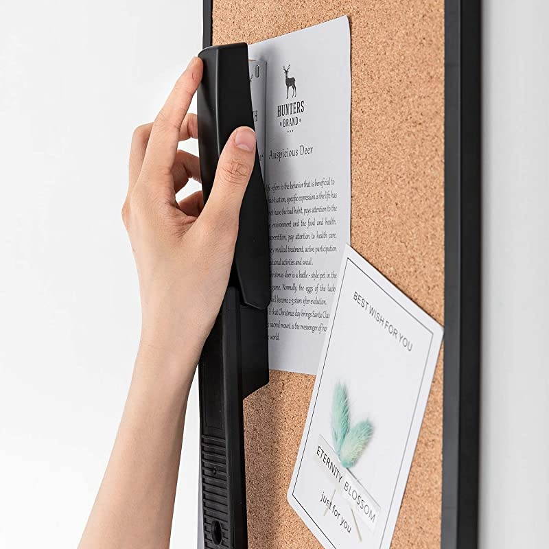 8Sheet StripCut Paper CD and Credit Card Home Office Shredder 10Sheet Capacity NonSlip Office Stapler with 1000 Staples Black