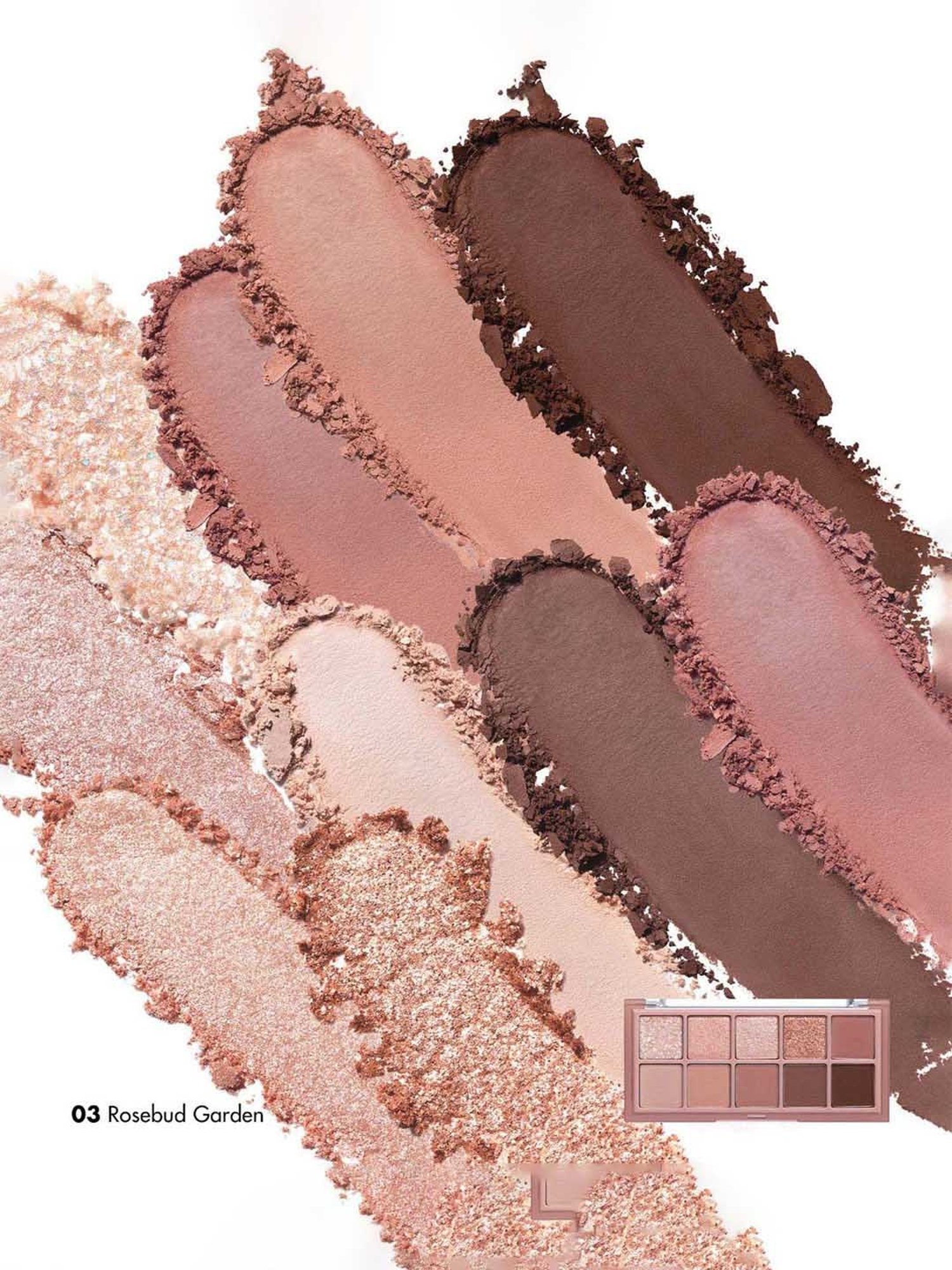 Rom&nd Better Than Eyeshadow Palette 03 Rosebud Garden - 7.5 gm