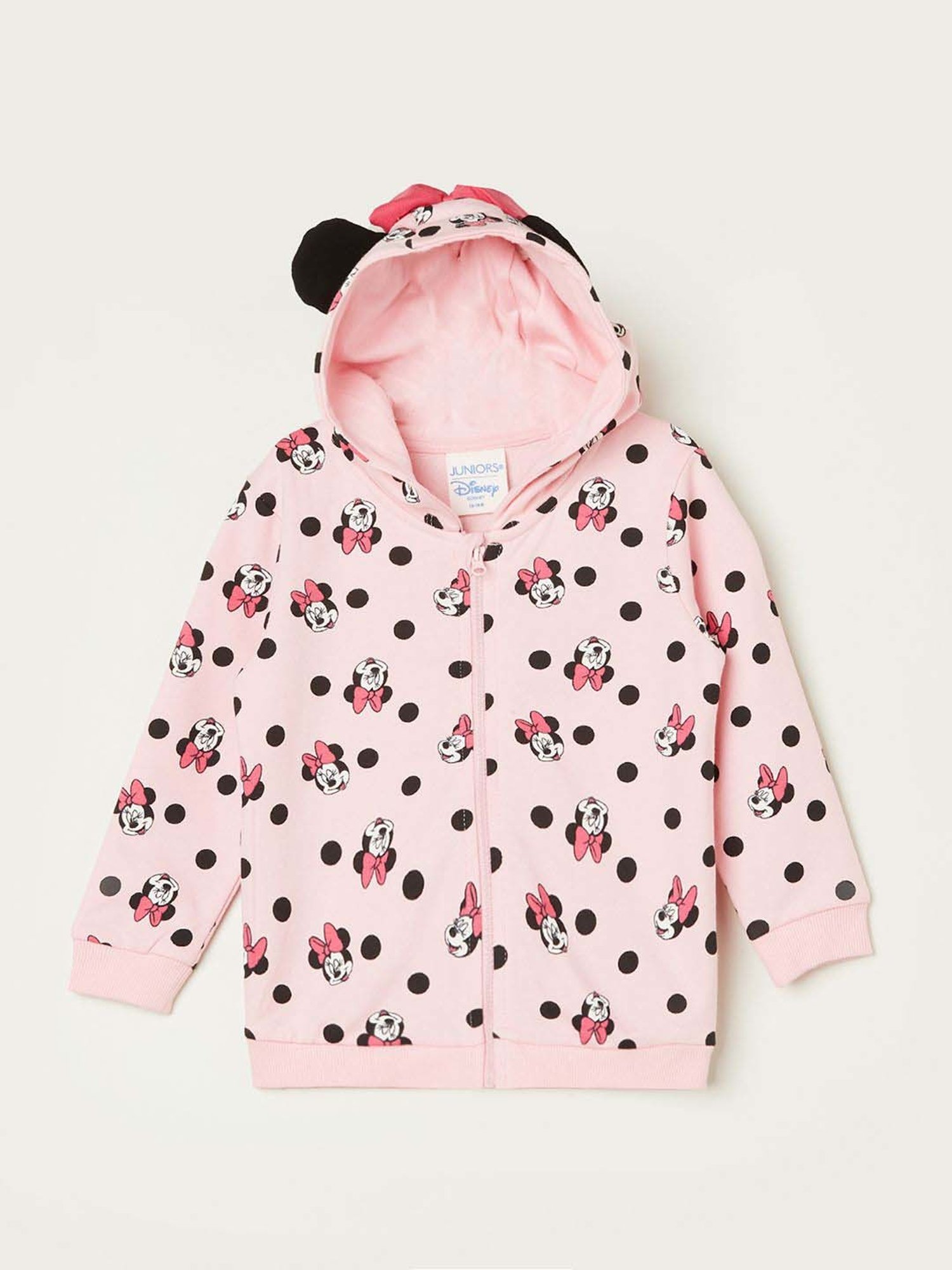 Nino Bambino Kids Red & Pink Printed Full Sleeves Jacket