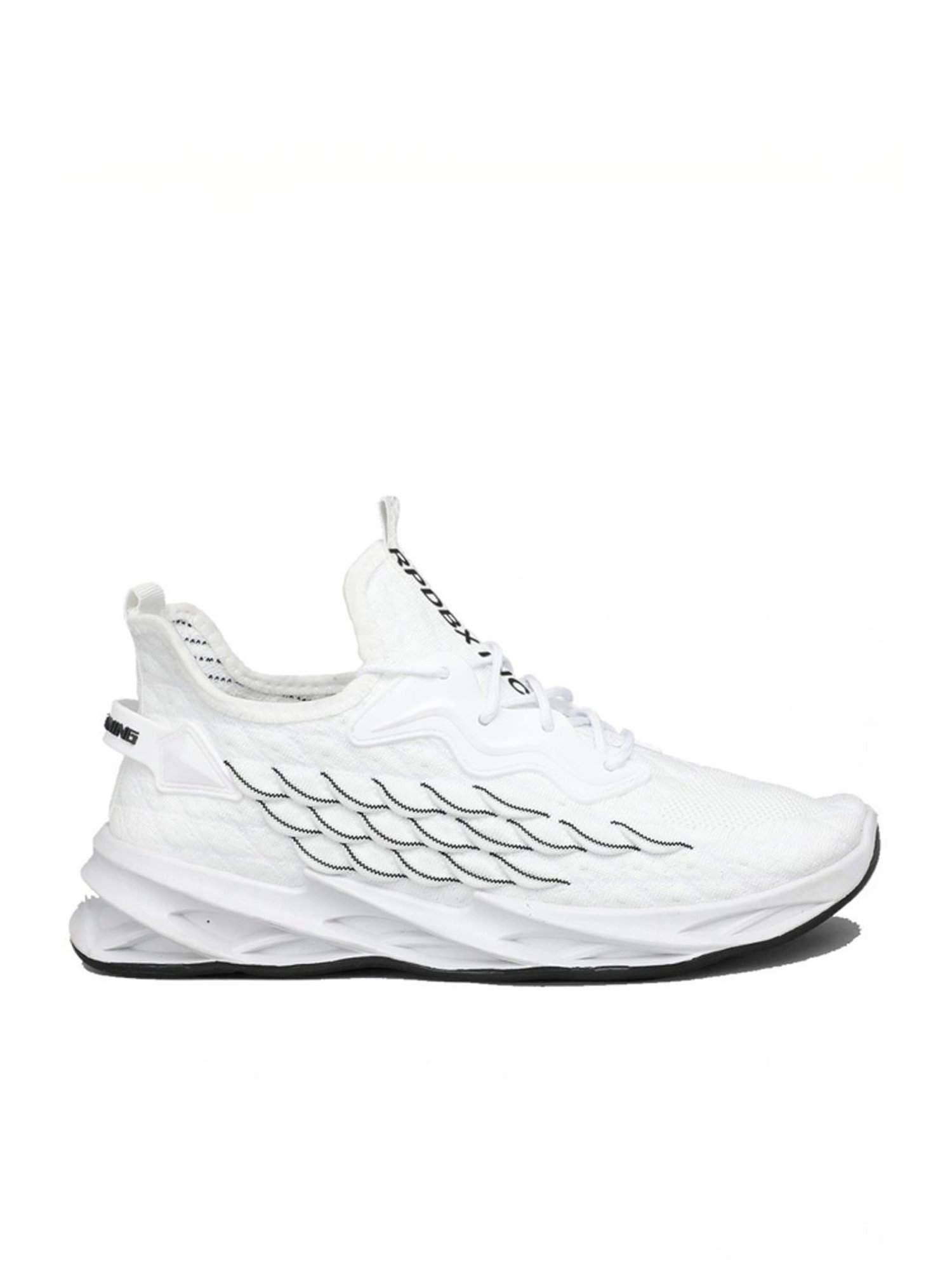 Rapid Box Men's White Running Shoes