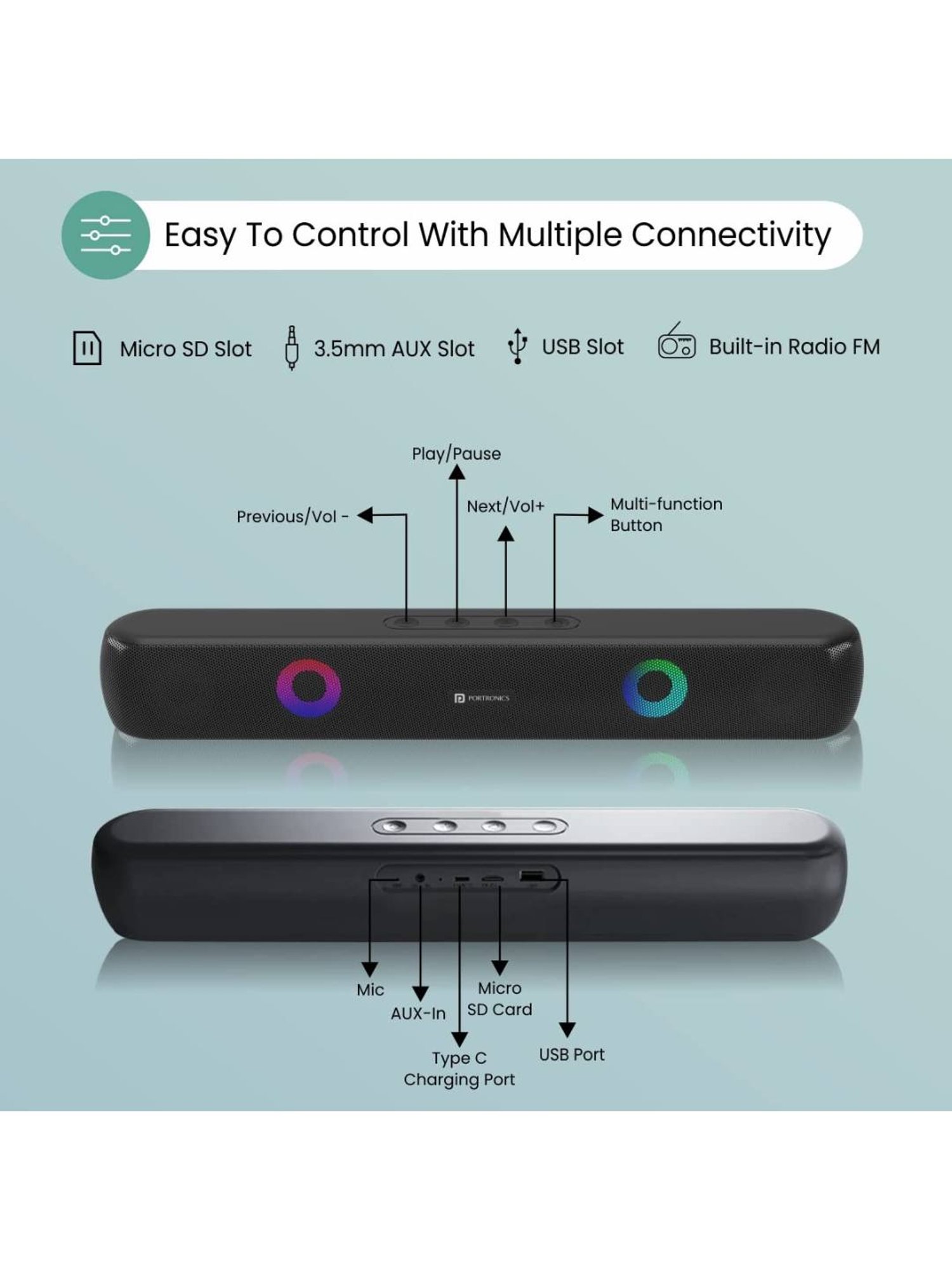 JBL Bar 2.1 Deep Bass Soundbar with Wireless Subwoofer (Black)