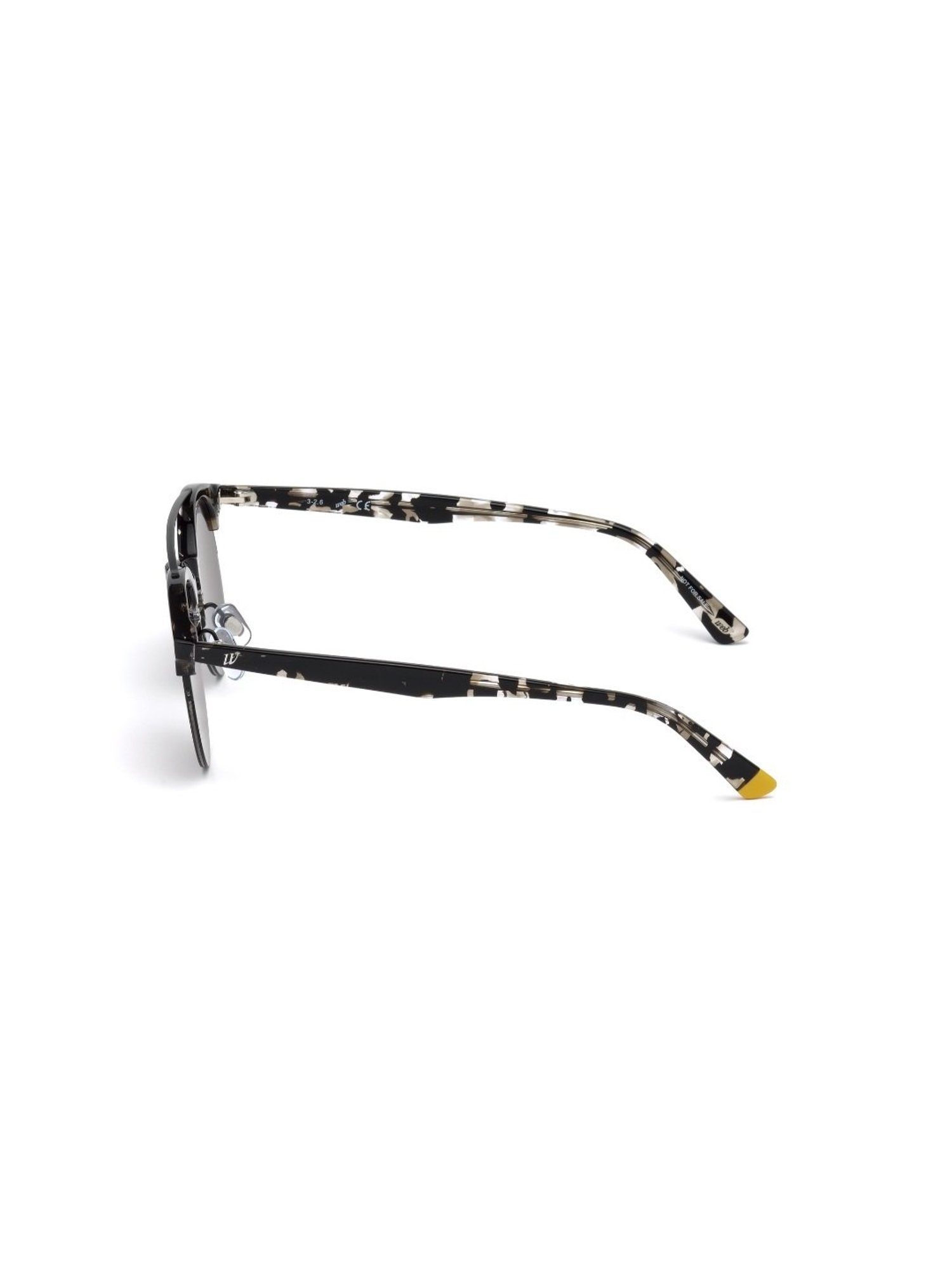 WEB EYEWEAR Grey Oval Unisex Sunglasses