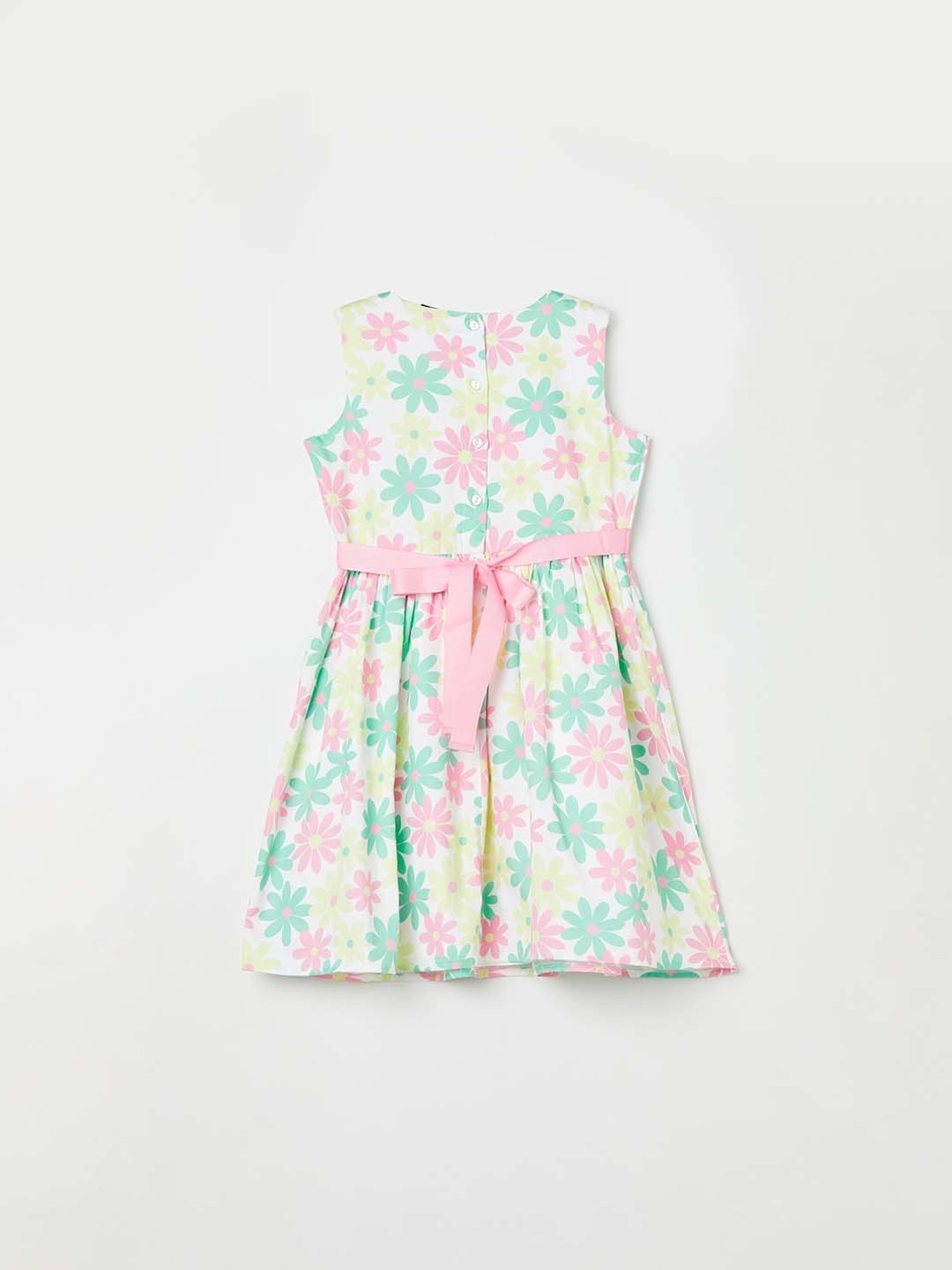 Fame Forever by Lifestyle Kids Multicolor Cotton Floral Print Dress