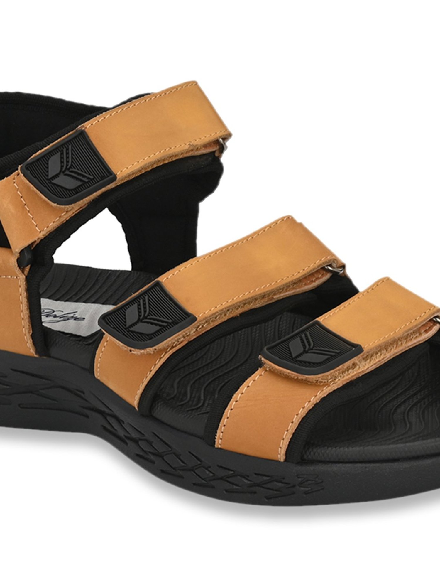 Delize Men's Yellow Floater Sandals