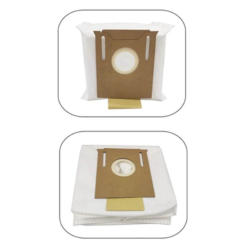 15Pcs for ECOVACS DEEBOT OZMO T8 Robot Vacuum Cleaner High Capacity Leakproof Dust Bag Replacement Accessories Parts Kit