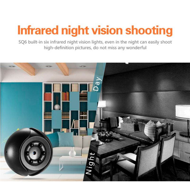 Mini HD 1080P IP Camera Home Outdoor 360&deg; Motion Security Camera DVR Night Vision