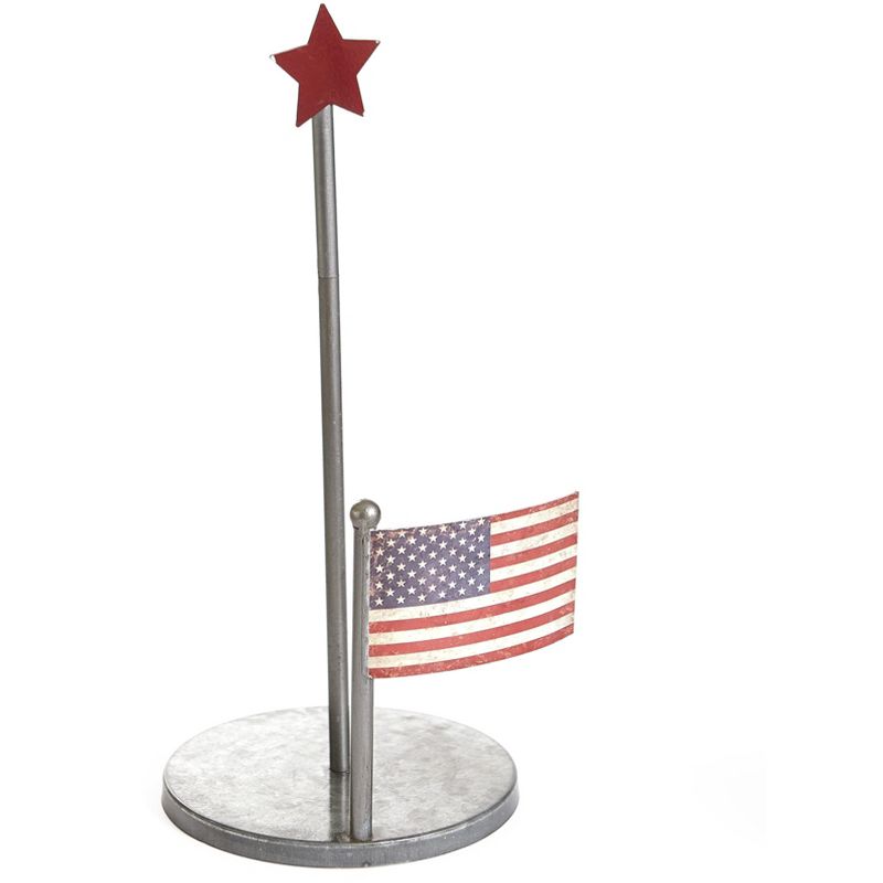 Home Basics  Easy Tear Bamboo Paper Towel Holder with Weighted Base, Natural