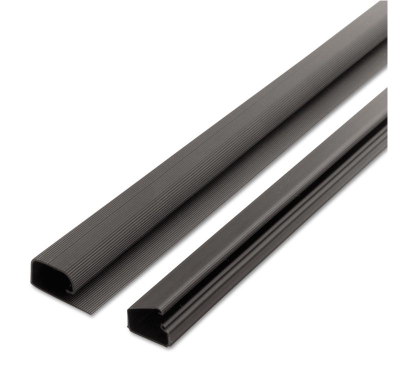 Cord Away 1-1/2 Locking Channel Black 1/Pack 00208