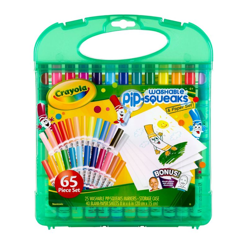 Crayola 65pc Pip Squeaks Washable Marker Set