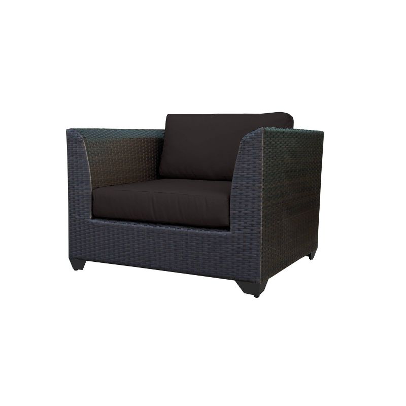 Barbados 14pc Patio Sectional Seating Set with Cushions - Black - TK Classics