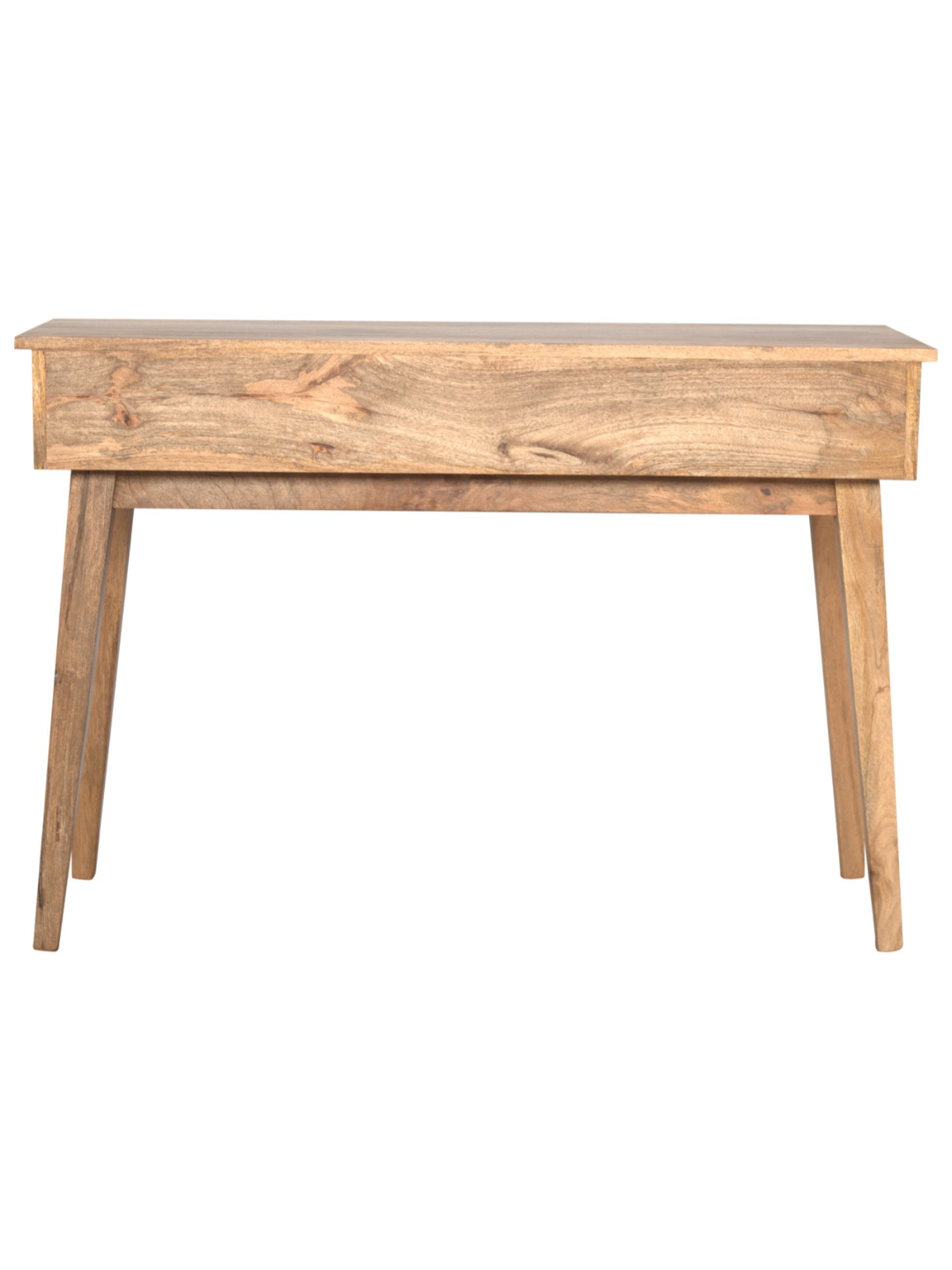 Artisan Furniture Brown Wood Writing Desk with 2 Drawers