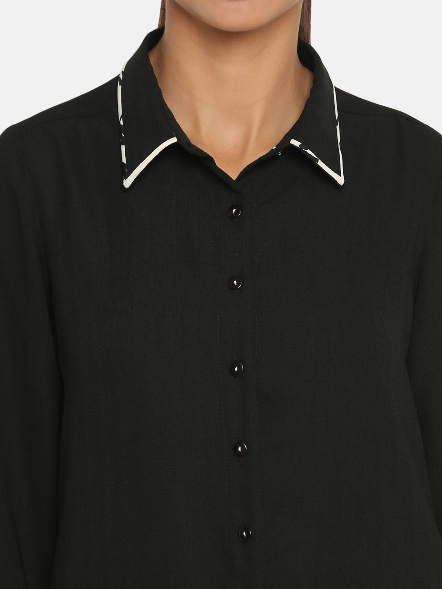 Office & You Black Straight Kurta