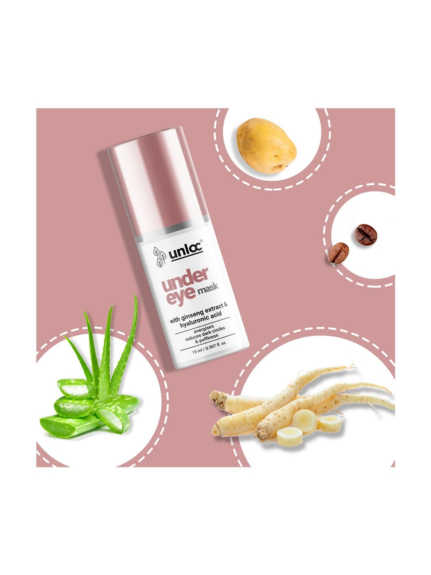 Unloc Mixify Under Eye Gel Mask - 15 ml