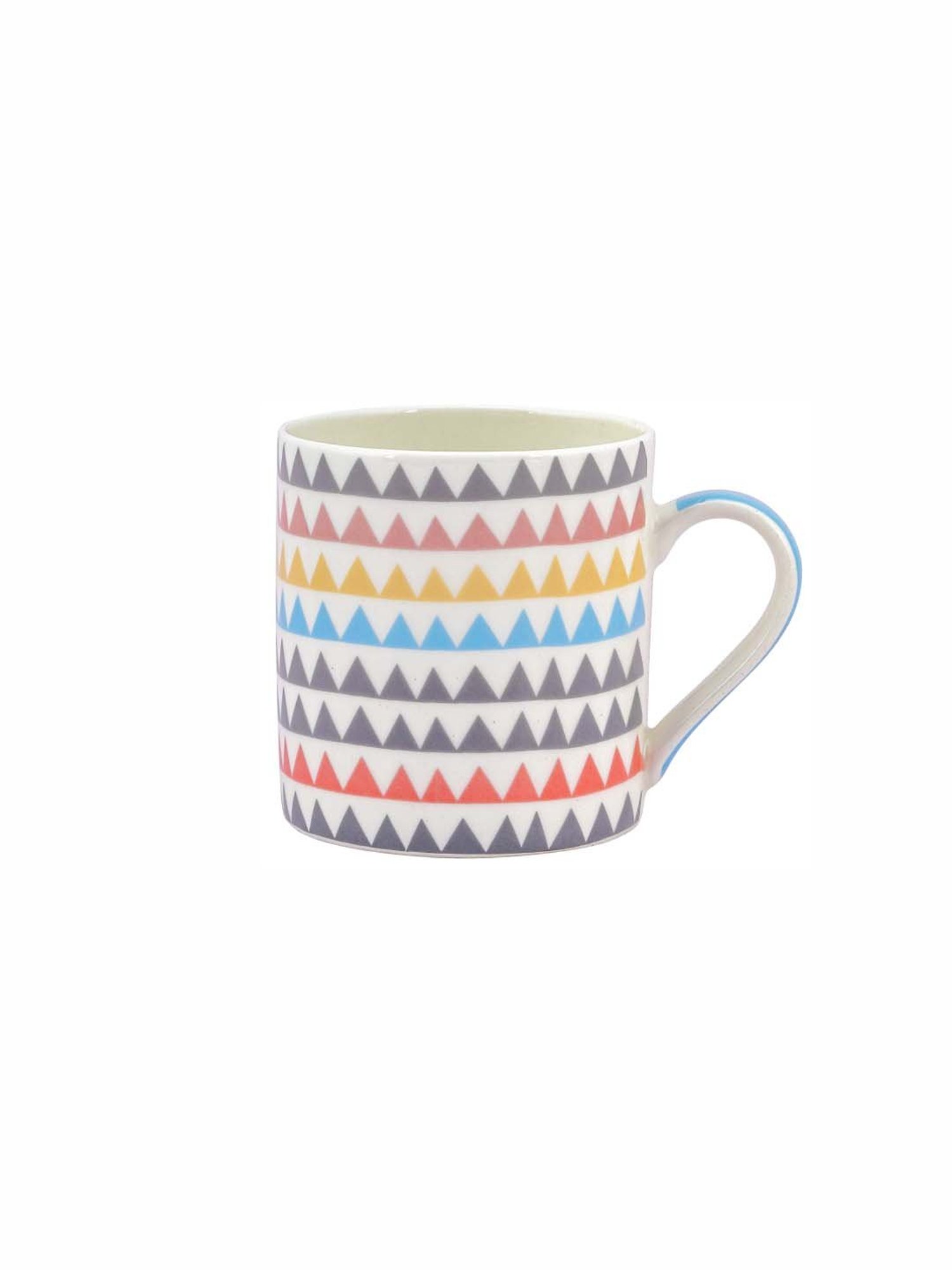 Goodhomes Multicolor Bone China Tea Cups (210 ml) - Set of 6