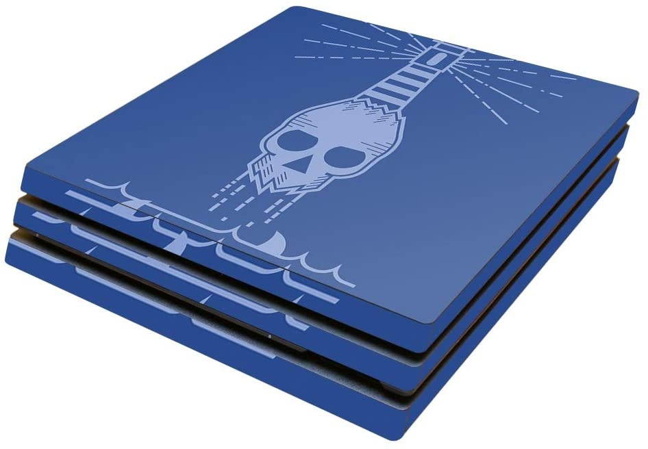 MightySkins Skin Compatible with Sony PS4 Pro Console - Danger Sea | Protective, Durable, and Unique Vinyl Decal wrap Cover | Easy to Apply, Remove, and Change Styles | Made in The USA