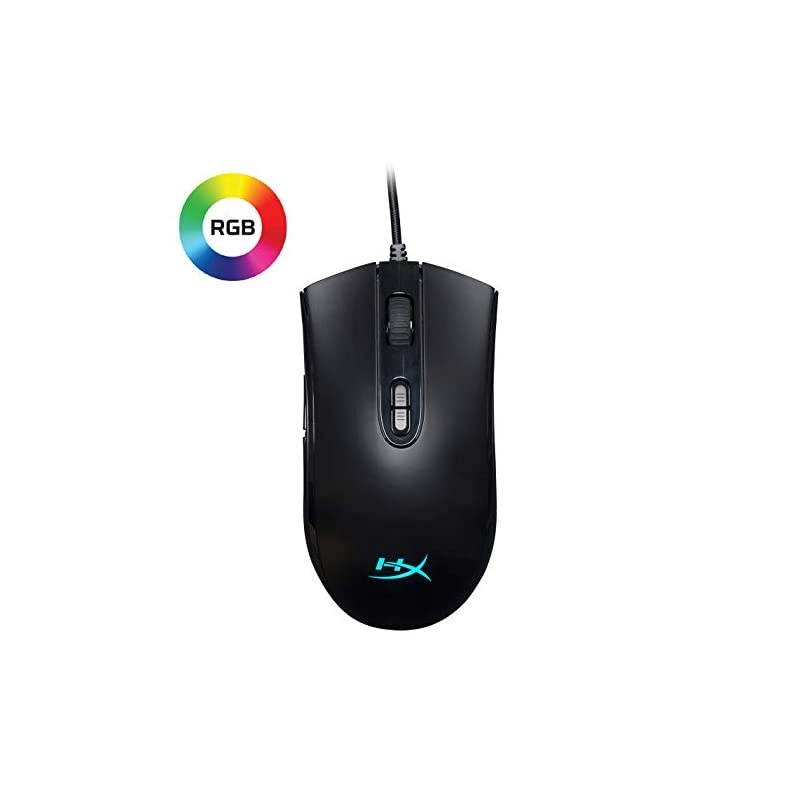 Pulsefire Core - RGB Gaming Mouse, Software Controlled RGB Light Effects & Macro Customization, Pixart 3327 Sensor up to 6,200DPI, 7 Programmable Buttons, Mouse Weight 87g