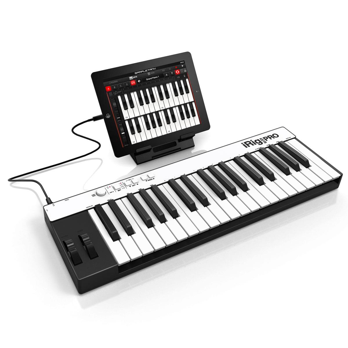 IK Multimedia iRig Keys Pro MIDI 37-key Keyboard Midi iOS Controller
