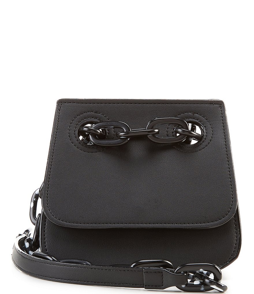 House of Want We Are Original Textured Vegan Leather Shoulder Flap Crossbody Bag