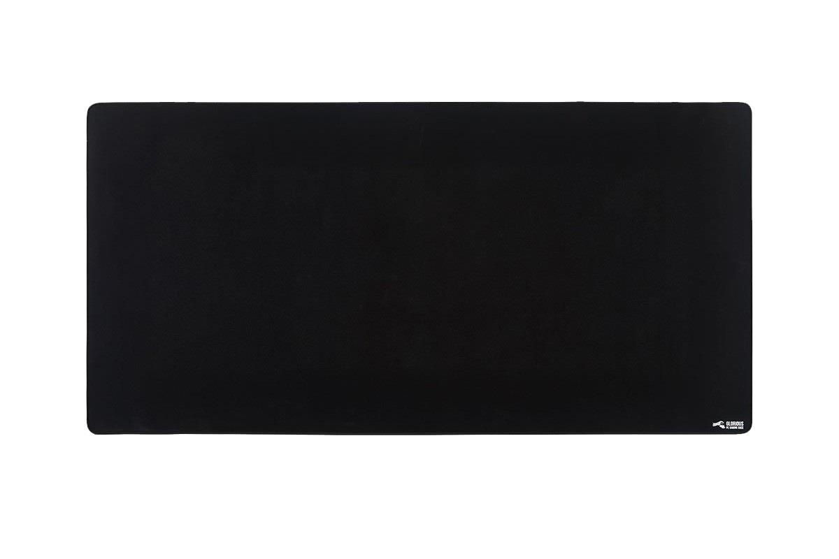 Glorious Large Gaming Mouse Mat / Pad - Stitched Edges, 2mm thick, Black Mousepad | 11"x13"x0.08" (G-L)