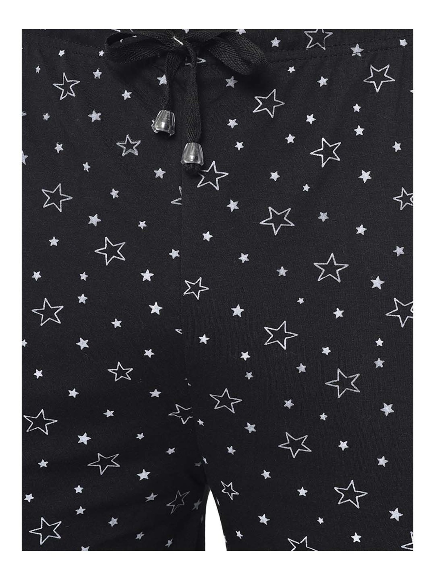 Crimsoune Club White Cotton Regular Fit Printed Lounge Shorts