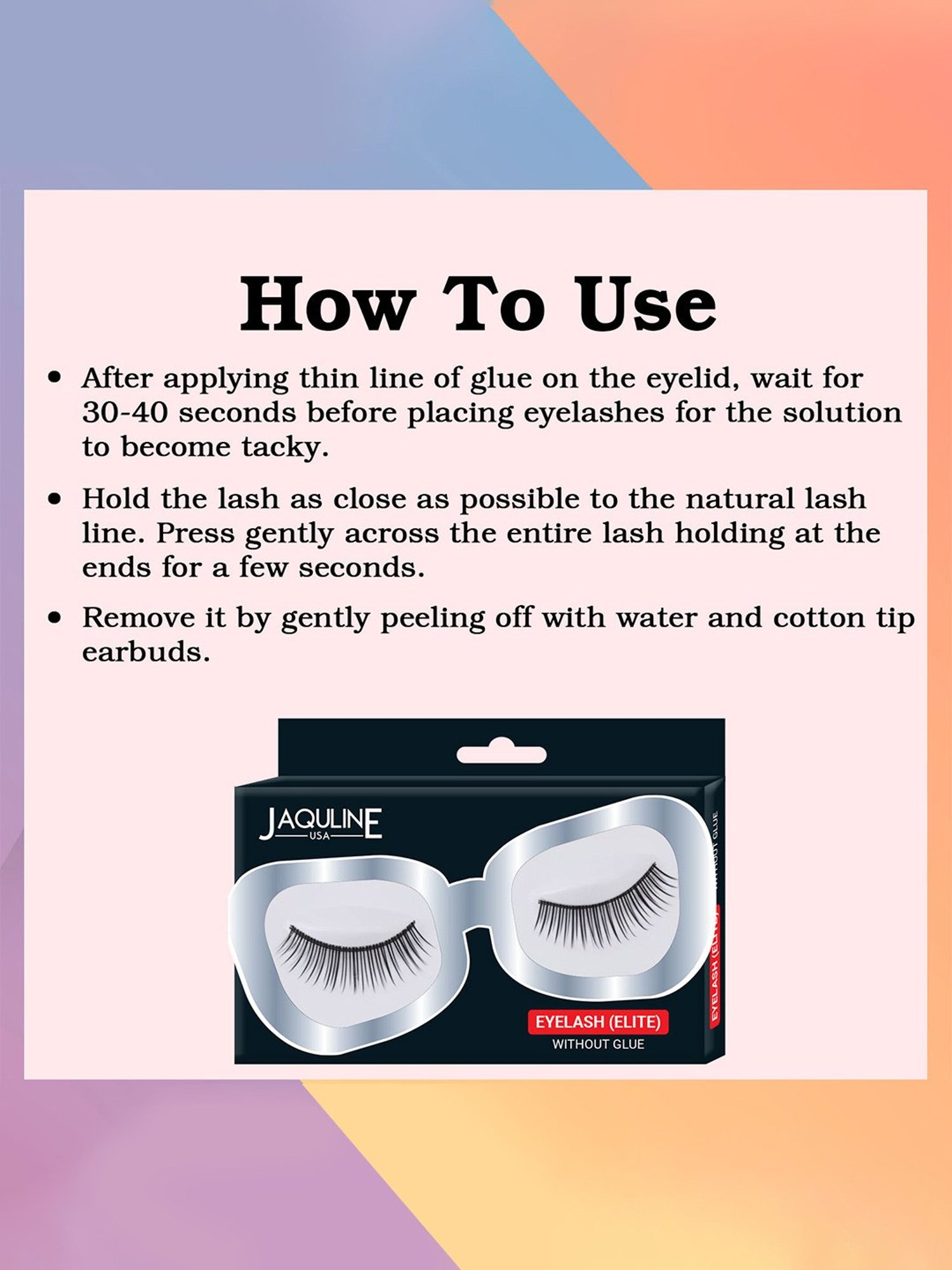 Jaquline USA False Eyelash Elite - Classic