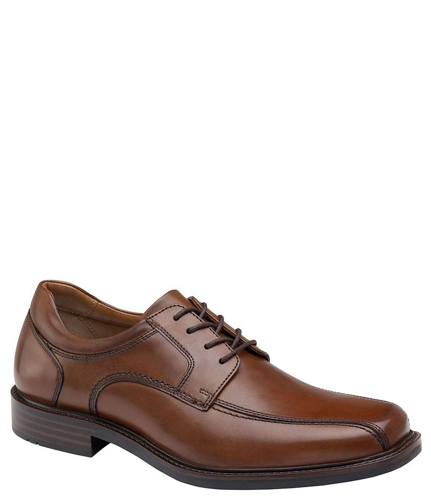 Johnston & Murphy Men's Tabor Run Off Leather Lace Up Bike Toe Dress Shoe