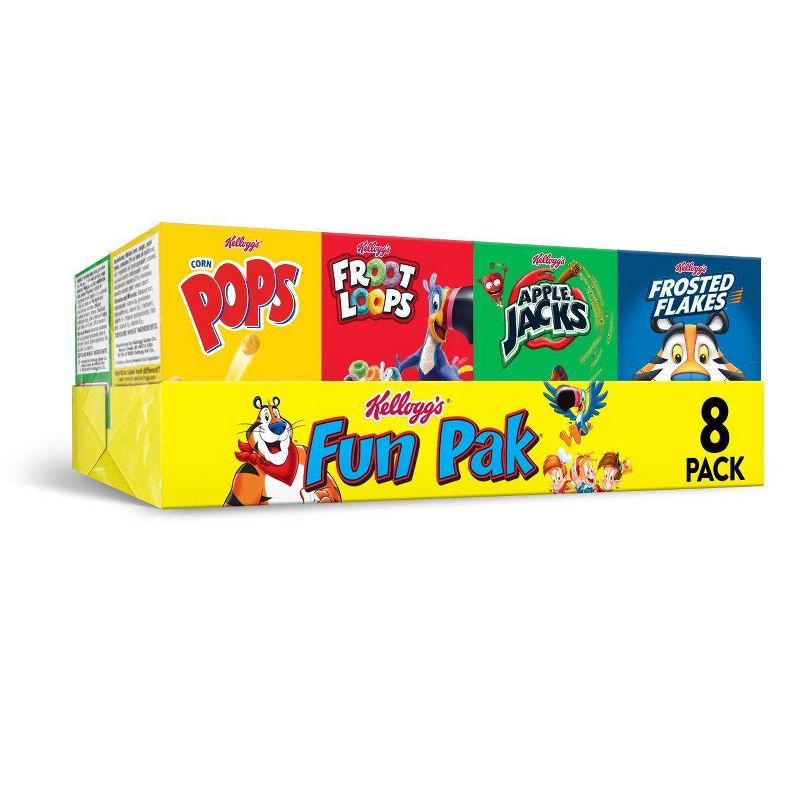Fun Pack Breakfast Cereal - 8ct - Kellogg's