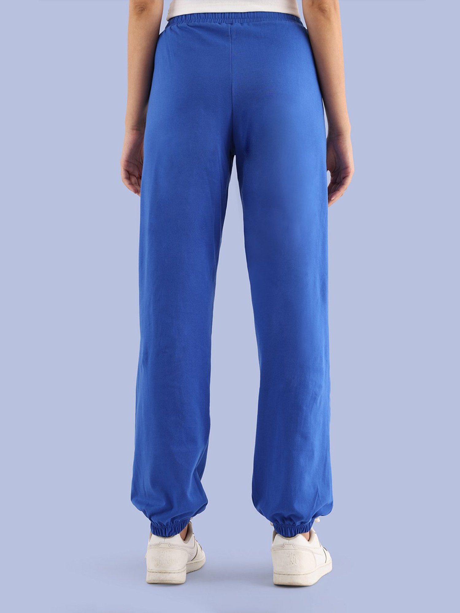 Nite Flite Blue Regular Fit Mid Rise Joggers