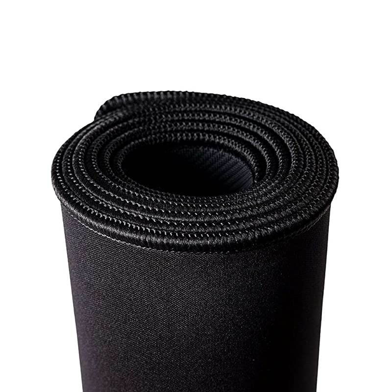 Extended Gaming Mouse Pad 3XL with AntiFray Stitched Edges 48quot x 24quot Black