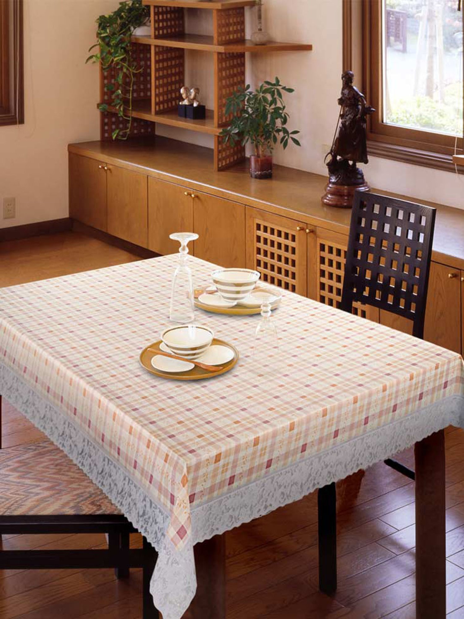 Freelance Pink PVC Set of 1 Table Cloth