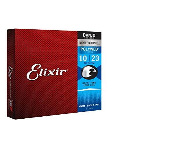 Elixir Banjo Medium - Polyweb