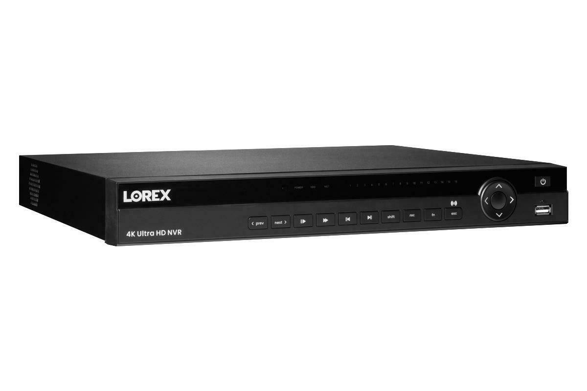 Lorex N882A63B 16 Channel 3TB IP 4K Ultra HD NVR, Audio