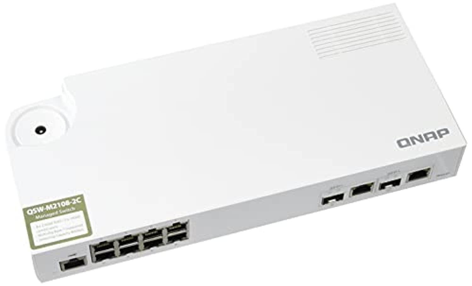 QNAP QSW-M2108-2C 10-Port Managed Switch w/ 10GbE SFP+ Combo Ports