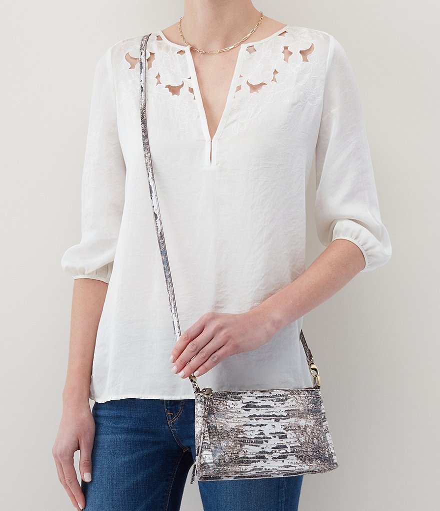 HOBO Cadence Lizard Convertible Crossbody Bag
