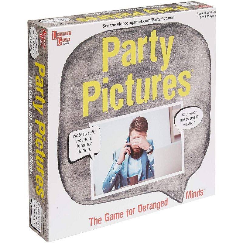 University Games Party Pictures Adult Game For Deranged Minds | For 3-8 Players