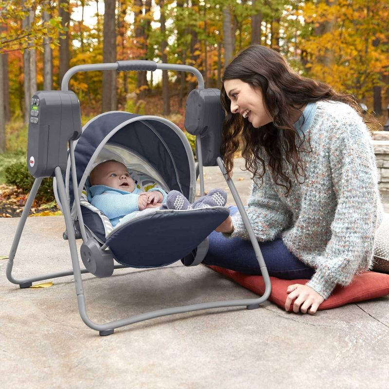 Fisher-Price Deluxe Take-Along Swing & Seat - Falling Leaves
