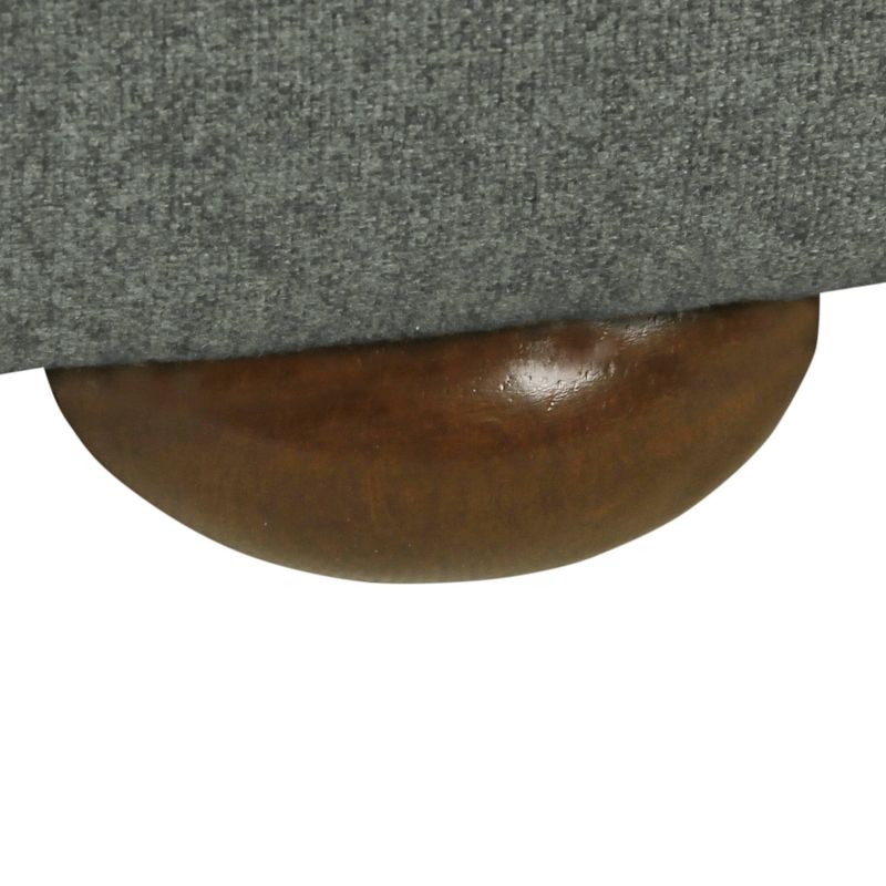 Shoe Storage Ottoman Taupe /Tan - HomePop