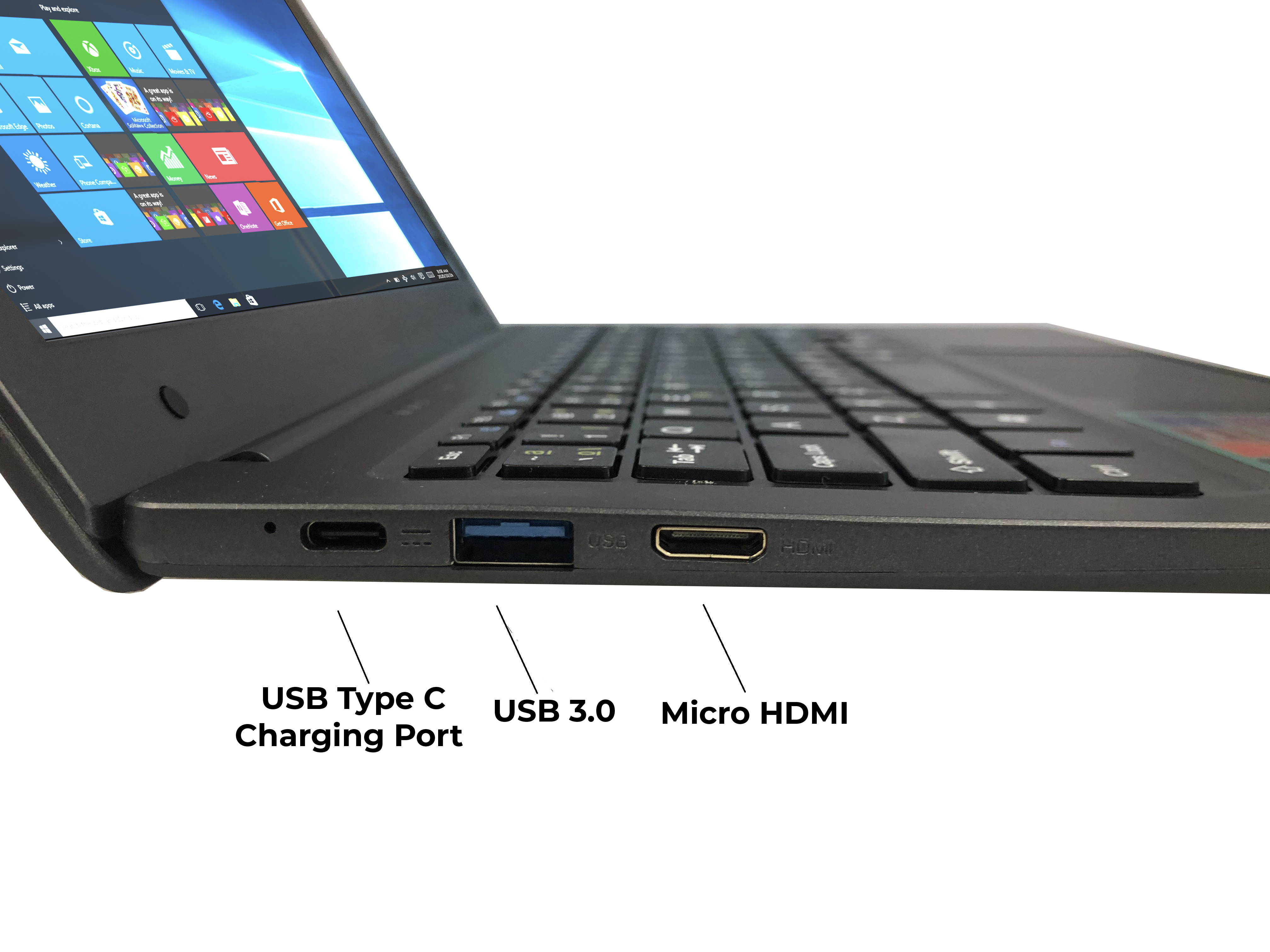 iView Classmate 116J3710 11.6&rdquo; 4GB/128GB, Windows 10 Pro, Matte Black