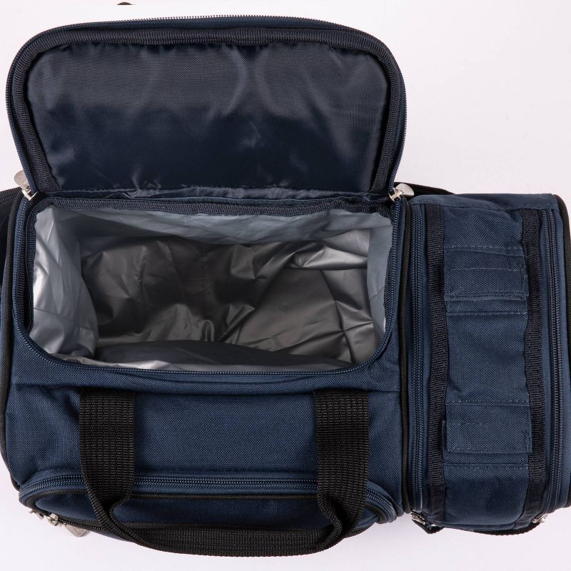 Softsided Cooler Picnic Basket Blue/Black - Picnic Time