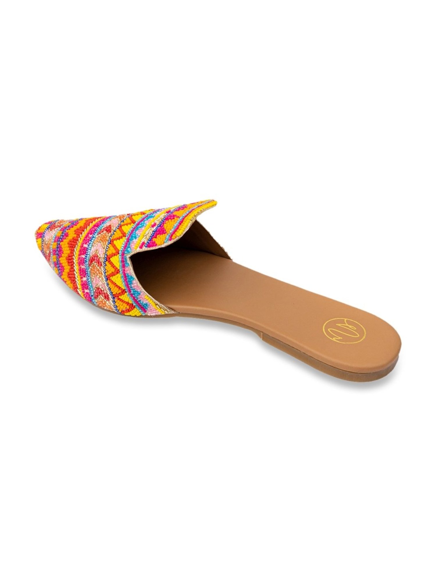 NR by Nidhi Rathi Women's Multicolor Mule Shoes