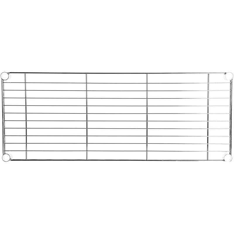 Basics 5-Shelf Adjustable, Storage Shelving Unit, Steel Organizer Wire Rack, Chrome & 3-Shelf Adjustable, Heavy Duty Storage Shelving Unit, Steel Organizer Wire Rack, Chrome